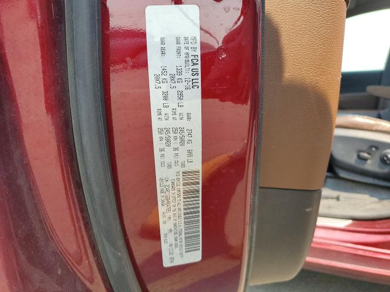 2017 CHRYSLER PACIFICA LIMITED 13