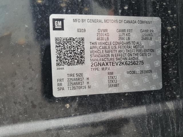 2019 CHEVROLET EQUINOX LT 13