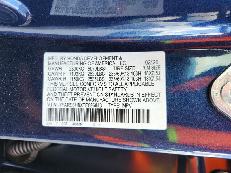 2026 HONDA CR-V SPORT-L 12