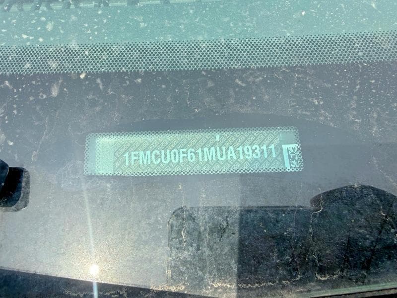 2021 FORD ESCAPE S 10