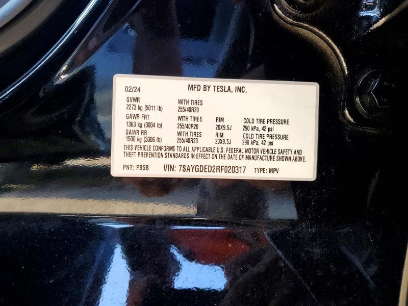 2024 TESLA MODEL Y 12