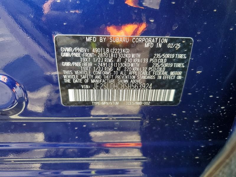 2025 SUBARU FORESTER SPORT 13