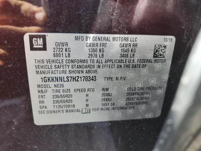 2017 GMC ACADIA SLT-2 13