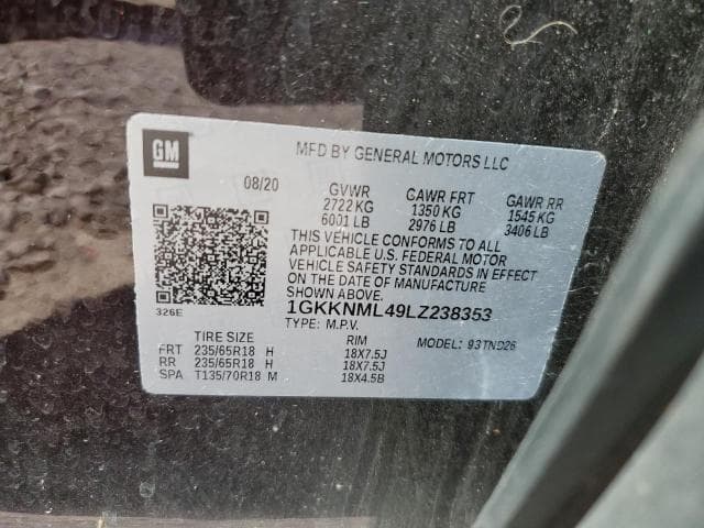 2020 GMC ACADIA SLT 13