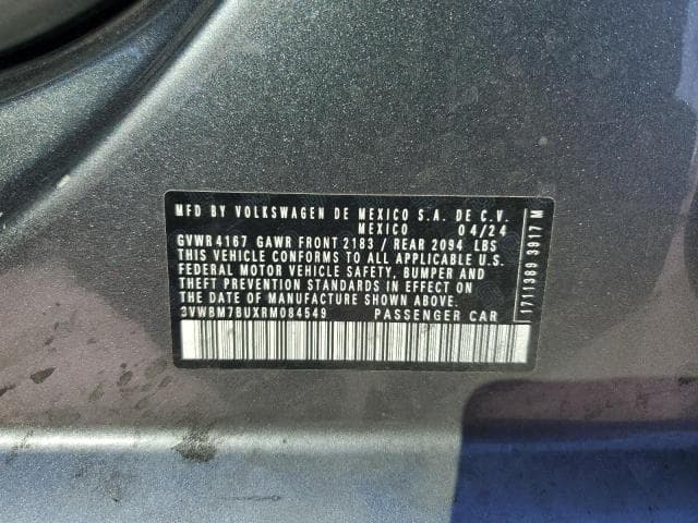 2024 VOLKSWAGEN JETTA SPORT 12