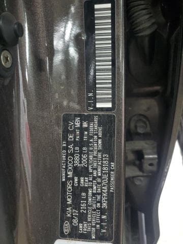 2018 KIA FORTE LX 12