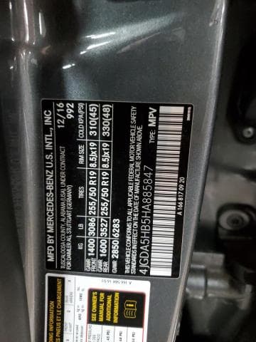 2017 MERCEDES-BENZ GLE 350 4MATIC 350 4MATIC 14