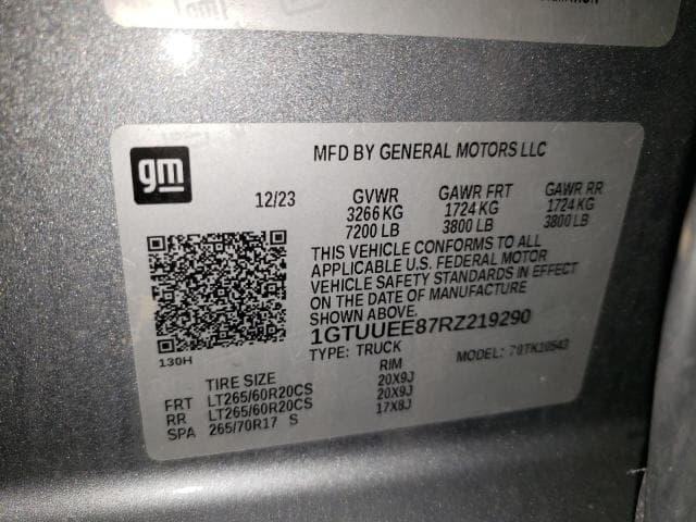 2024 GMC SIERRA K1500 AT4 K1500 AT4 13