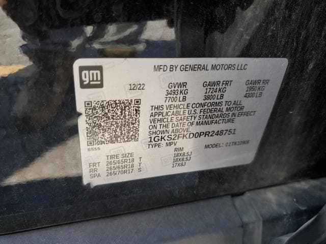2023 GMC YUKON XL K1500 SLE 14