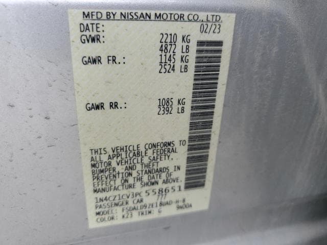 2023 NISSAN LEAF SV PLUS 12