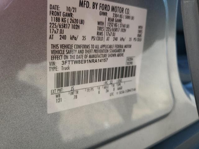 2022 FORD MAVERICK XL XL 12