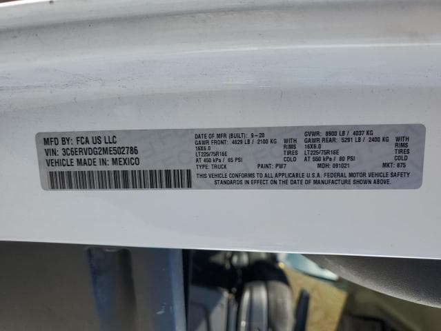2021 RAM PROMASTER 2500 2500 HIGH 2500 HIGH 13
