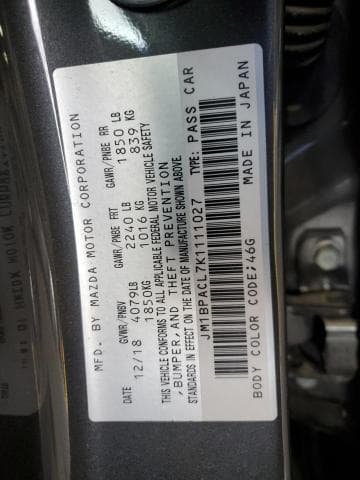 2019 MAZDA 3 PREFERRED PLUS 12