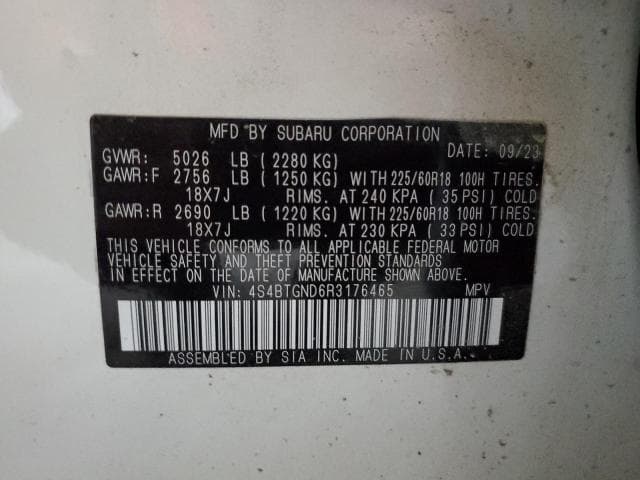 2024 SUBARU OUTBACK LIMITED XT 14