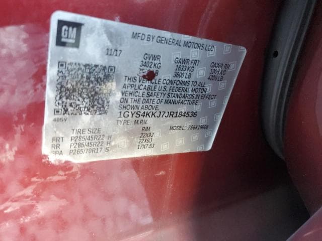 2018 CADILLAC ESCALADE ESV PLATINUM ESV PLATINUM 13