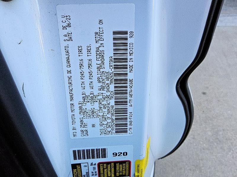 2023 TOYOTA TACOMA ACCESS CAB ACCESS CAB 13