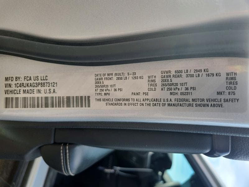2023 JEEP GRAND CHEROKEE L LAREDO L LAREDO 14