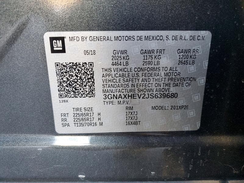 2018 CHEVROLET EQUINOX LS 13