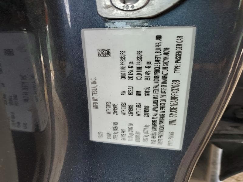 2023 TESLA MODEL 3 12