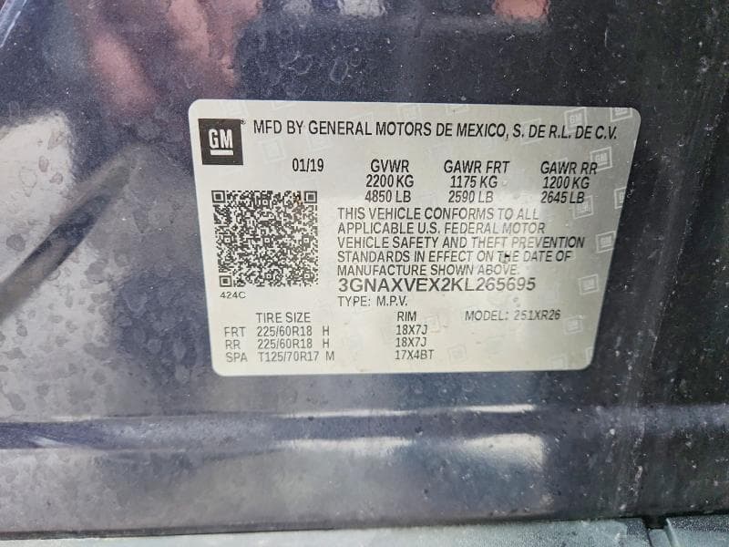 2019 CHEVROLET EQUINOX LT 13