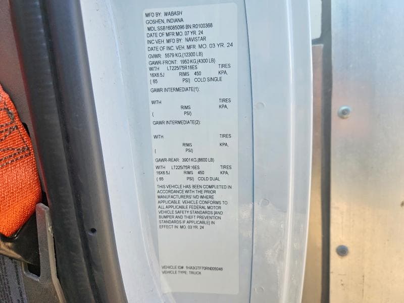 2024 CHEVROLET EXPRESS REFRIGERATED DELIVERY VAN 13