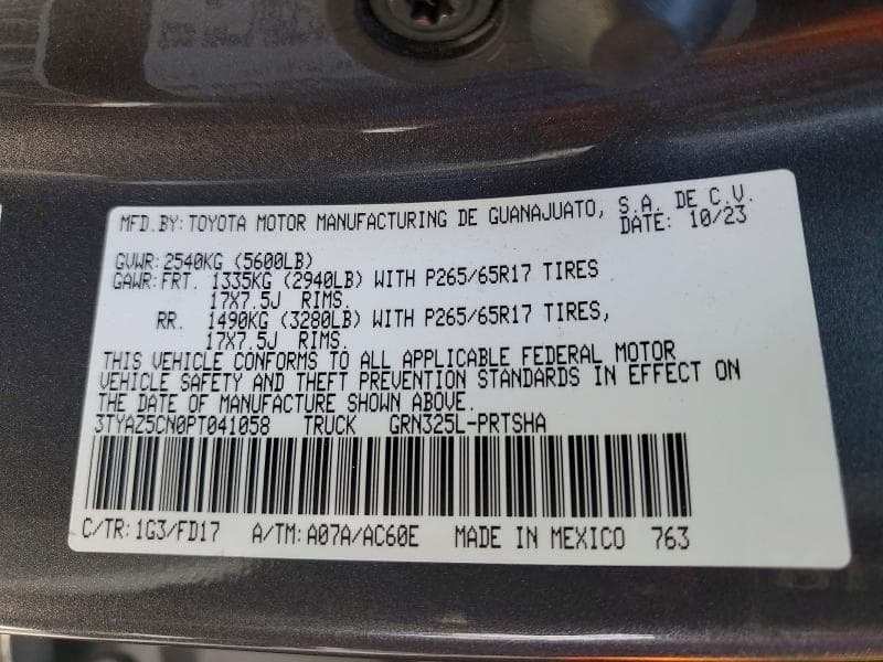 2023 TOYOTA TACOMA TRD SPORT 13