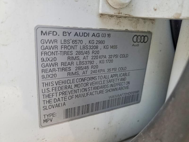 2017 AUDI Q7 14