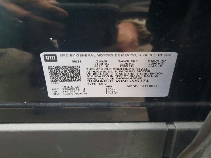 2022 CHEVROLET EQUINOX LT LT 13
