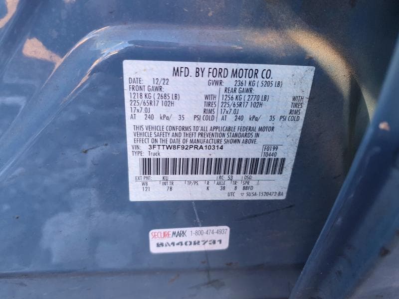 2023 FORD MAVERICK XL XL 12
