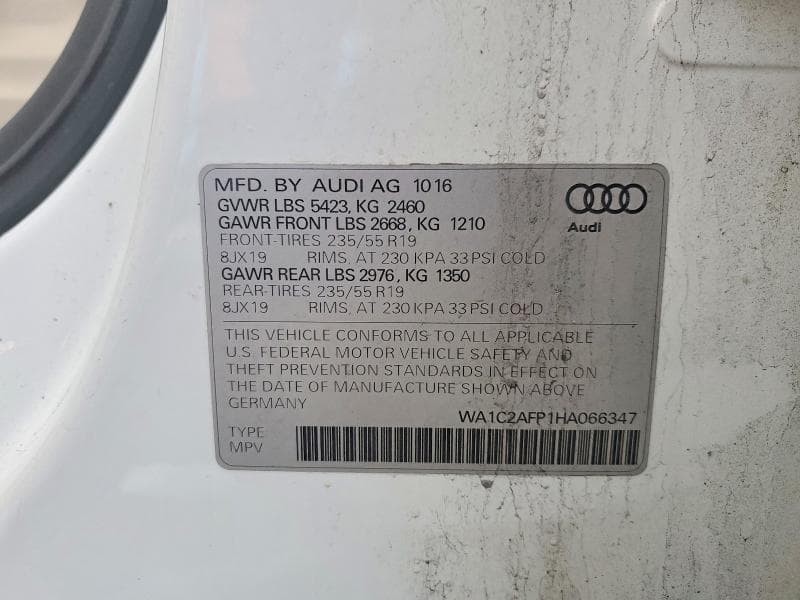 2017 AUDI Q5 PREMIUM PREMIUM 14
