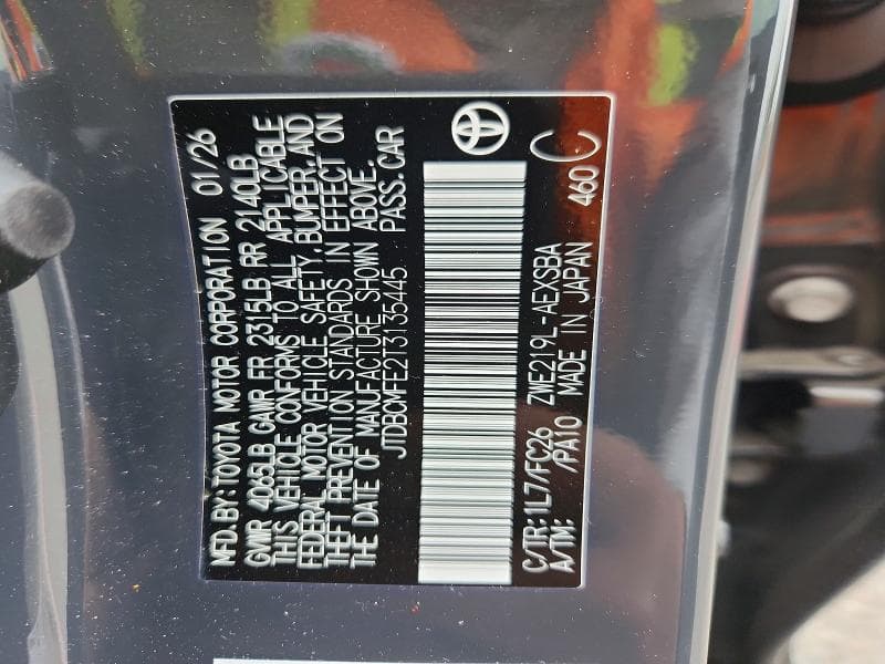 2026 TOYOTA COROLLA HYBRID SE 12