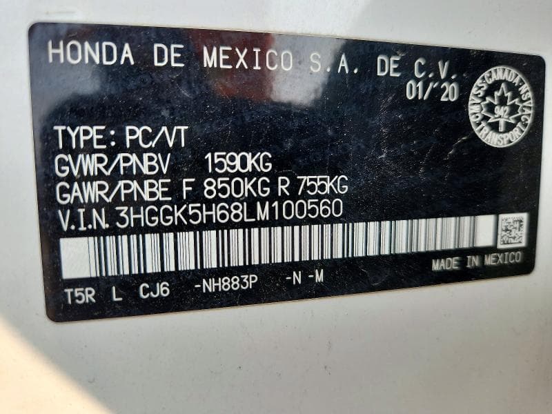 2020 HONDA FIT SPORT 13