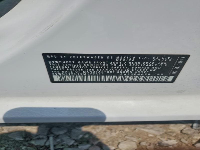 2019 VOLKSWAGEN JETTA S 12
