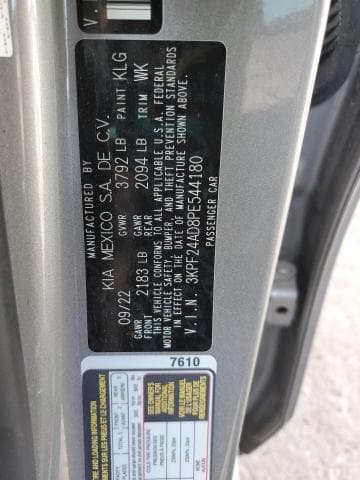 2023 KIA FORTE LX 13