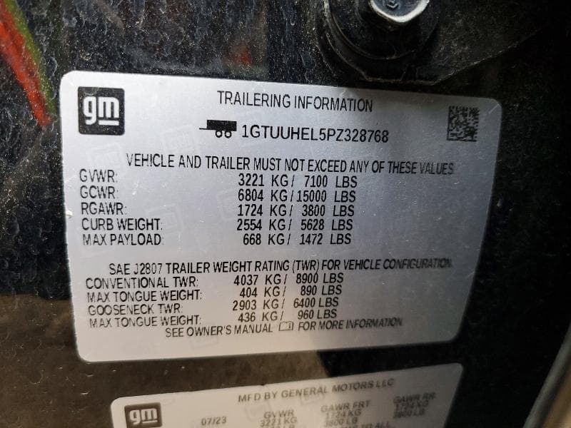 2023 GMC SIERRA 1500 12