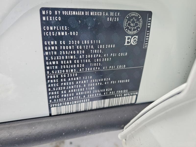 2025 VOLKSWAGEN TIGUAN SE R-LINE BLACK 14