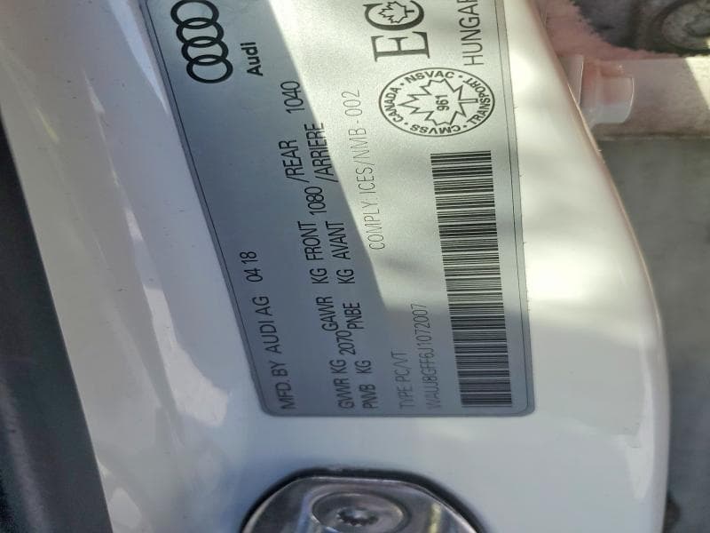 2018 AUDI A3 PREMIUM PLUS 12