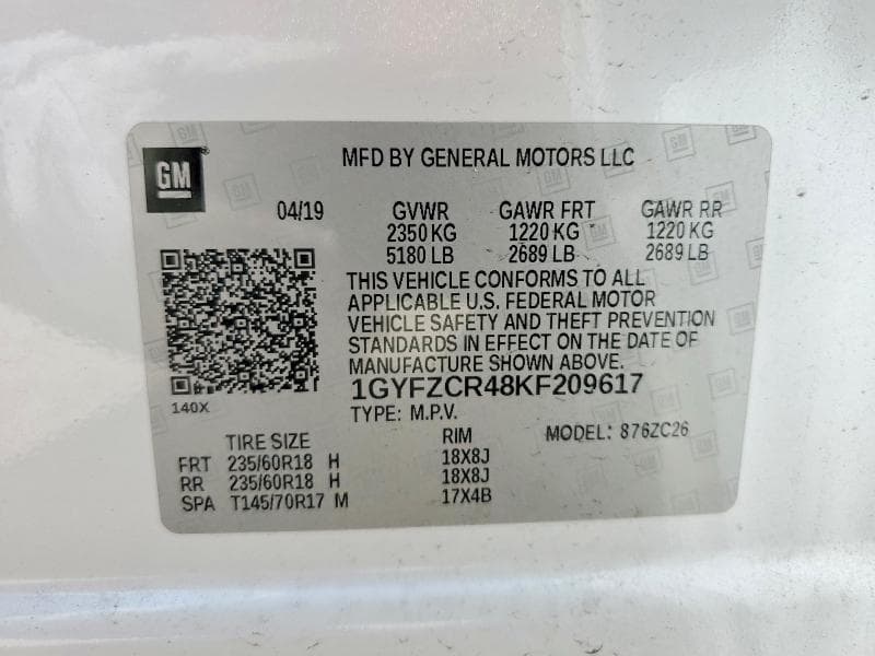 2019 CADILLAC XT4 PREMIUM LUXURY 14