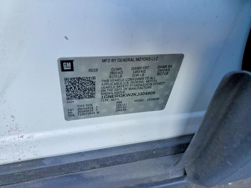 2019 CHEVROLET TRAVERSE LT 13