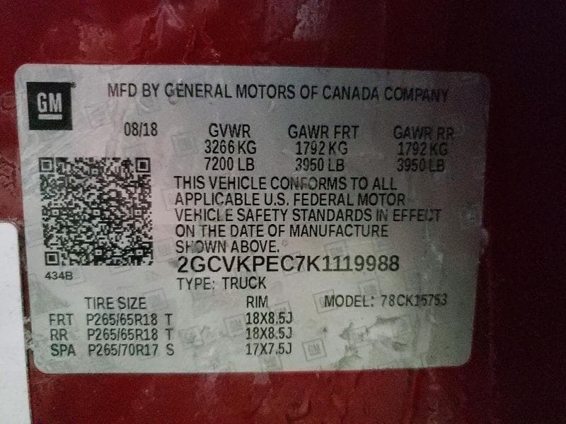 2019 CHEVROLET SILVERADO LD K1500 LT 12