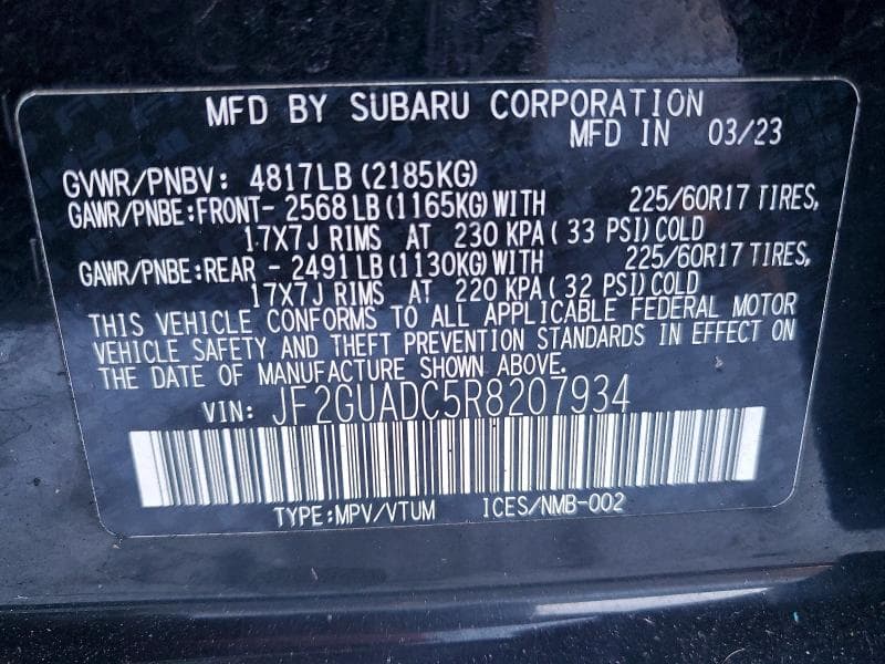 2024 SUBARU CROSSTREK PREMIUM 13