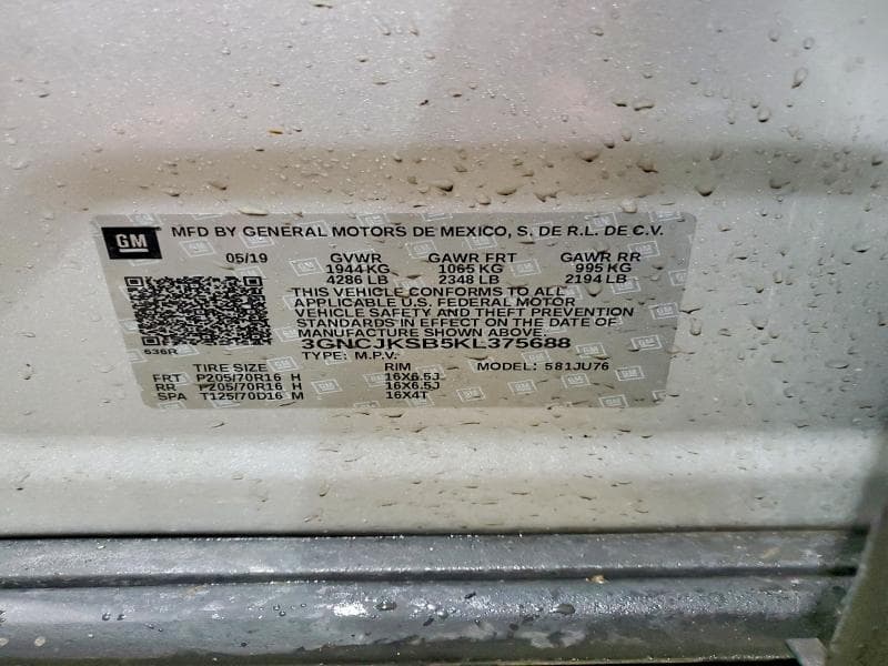 2019 CHEVROLET TRAX LS 13