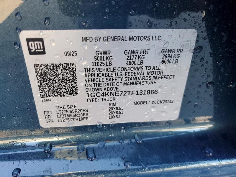 2026 CHEVROLET SILVERADO K2500 HEAVY DUTY LT K2500 HEAVY DUTY LT 13