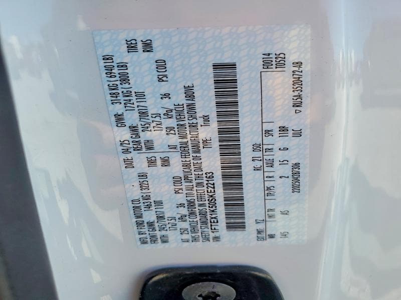 2025 FORD F150 XL 12