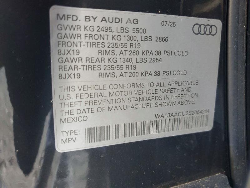 2025 AUDI Q5 PRESTIGE 13