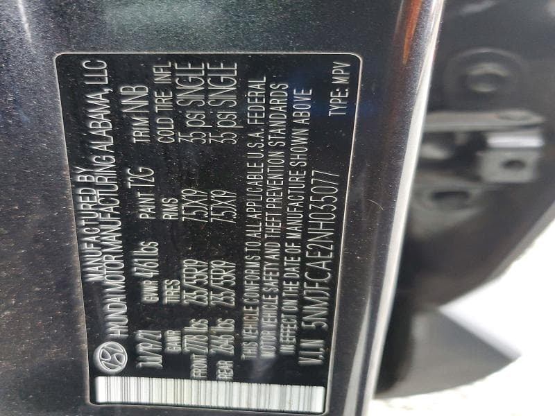 2022 HYUNDAI TUCSON SEL 12