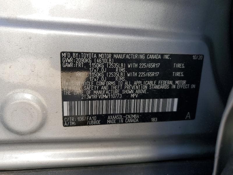 2021 TOYOTA RAV4 XLE 13
