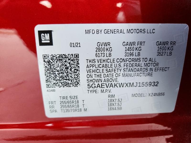 2021 BUICK ENCLAVE ESSENCE 14