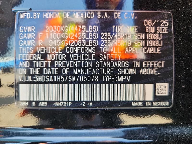 2025 ACURA ADX A-SPEC A-SPEC 12