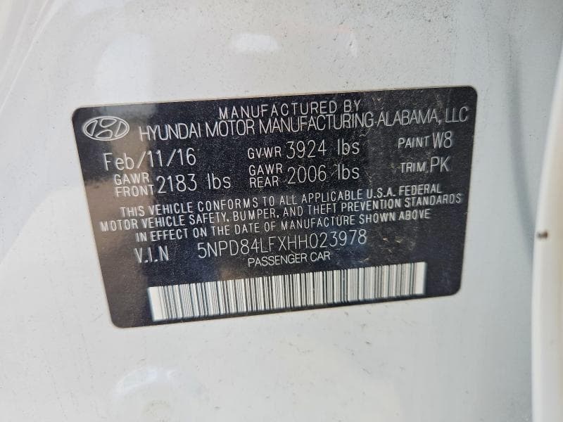 2017 HYUNDAI ELANTRA SE SE 13